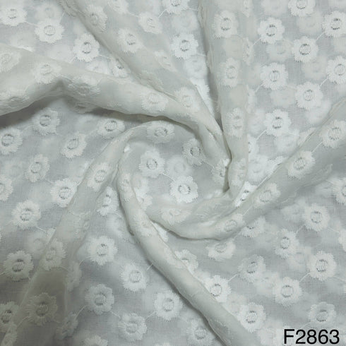 Chikankari Cotton-F2863